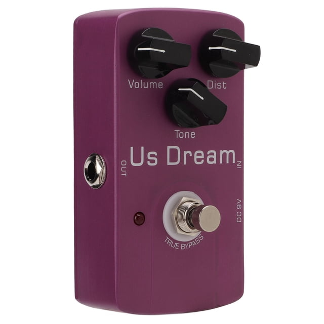 Efecto monobloque para guitarra, efecto de distorsión, pedal de distorsión de tubo analógico, efecto de distorsión de altavoz analógico, diseñado por expertos