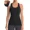 Black, variant on Women Ribbed Seamless Tank Top with Built in Bra, Slim Fit Workout Tops for Yoga Pilates Running Casual Home Wear