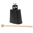 thumbnail image 2 of Metal Hand Percussion Cowbell, Unique Cow Bell Noise Maker  For Drum Set, 2 of 8