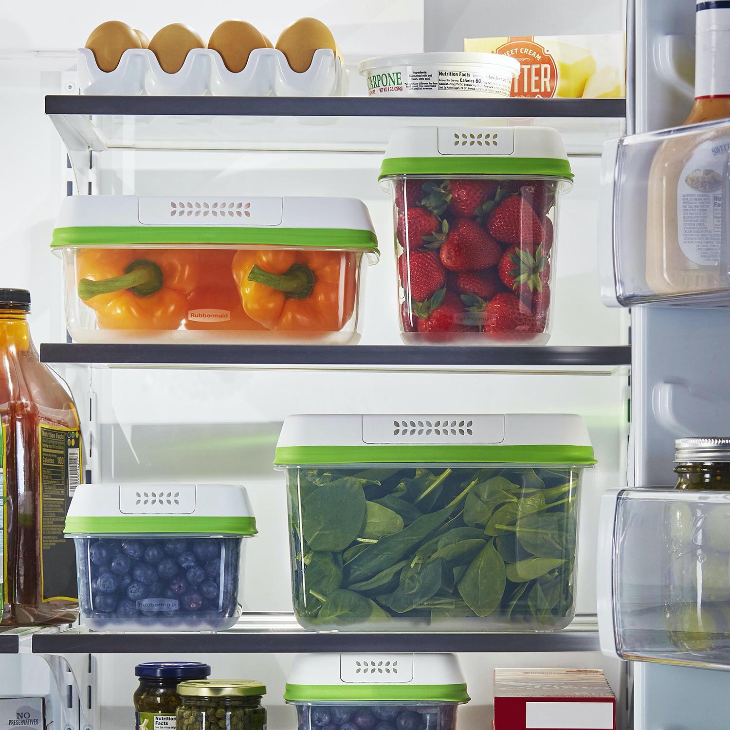 FreshWorks Food Storage Containers, 8-Piece Set - Walmart.com