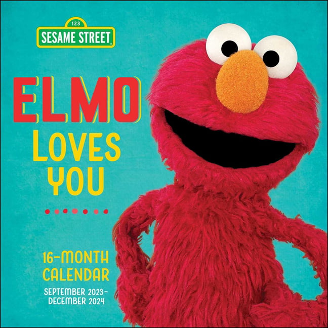 Sesame Street Elmo Loves You 16Month 20232024 Wall Calendar