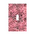 thumbnail image 1 of DouZhe 1-Gang Toggle Switch Wallplate, Animal Leopard Print Pink Decorative Wall Plates, 1 of 7
