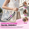 thumbnail image 3 of OVIMAZ Cordless Hair Straightener Brush, Portable Ionic Anti-Frizz Hair Straightening Comb with 3 Temperature Settings, Fast Heating, 4000mAh Type-C Rechargeable Travel Hair Styling Tool, 3 of 8