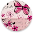 thumbnail image 3 of FREEAMG Beautiful Lovely Butterfly Coasters for Drinks Set of 4, Absorbent Ceramic Drink Coaster with Cork Base for Wooden Coffee Table, Cool Housewarming Gift for Home Decor, 3 of 6