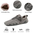 thumbnail image 2 of Women's Walking Shoes Retro Fashion Casual Shoes Outdoor Non-slip Sneakers Comfortable Lightweight Loafers Gray 9 US, 2 of 7