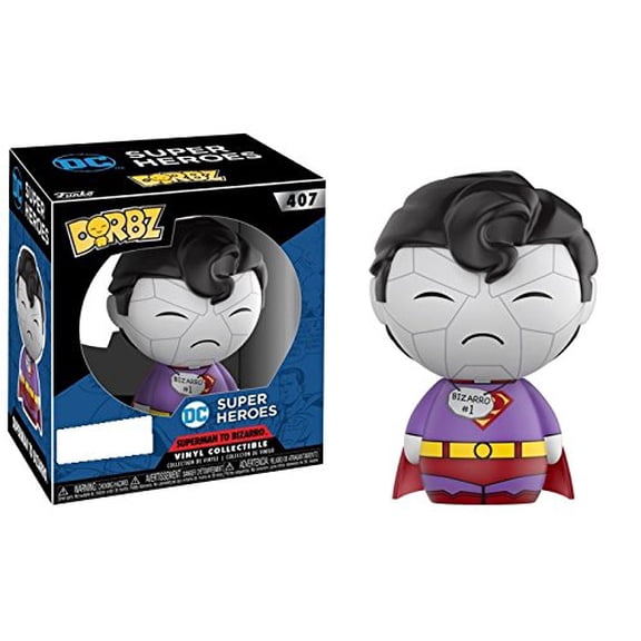 Funko Dorbz DC Super Heroes Superman to Bizarro Vinyl Figure