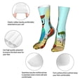 thumbnail image 3 of Salouo African Women Pattern Fun Novelty Crew Socks,Casual Athletic Socks Neutral Socks, 3 of 7