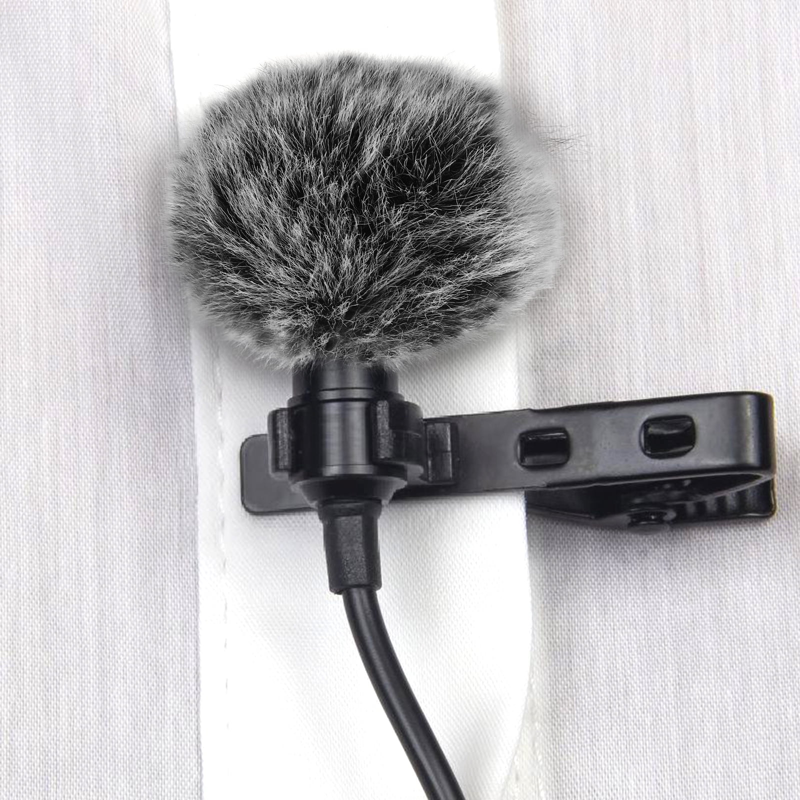 Lavalier Microphone Windscreen Furry Wind Cover Outdoor Mic Filter Noise Reduction Accessory