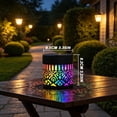 thumbnail image 2 of 2Pcs Solar Mandala Wall Lights,Garden Fence Lights,7‑Color Changing Outdoor Decorative Projection Lamp,Mandala Solar Lights,Waterproof Metal Fence Light for Yard Garden Patio Backyard Post, 2 of 9