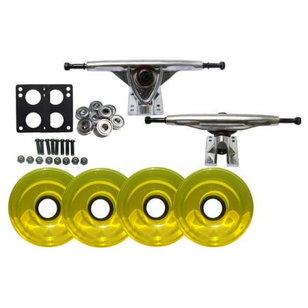 Skateboard Truck Parts - LONGBOARD Skateboard 180mm TRUCKS 70mm WHEEL PACK