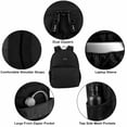 thumbnail image 4 of Summit Ridge 17 Inch Laptop Backpacks 24 Pack, Large Pockets, Mesh Shoulder Straps for Travel, Commute, 4 of 6