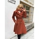 thumbnail image 5 of Gabardina GRACE KARIN para mujer, doble botonadura, naranja, talla XL, 5 of 6