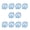 25mm blue, variant on 10Pcs Hollow Bubble Surfaces Floats Water Ball Bubble Floats Tackle Enduring