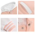 thumbnail image 5 of Coerni Girls & Boys Hooded Baseball Jacket Contrast Long Sleeve Button Down Varsity Jacket Casual Versatile All-Weather Preppy Outerwear, 5 of 5