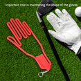 thumbnail image 1 of Guante de Golf Camilla Soporte Marco,Suspensión de Guardián de Guantes Golf Plastico Guantes de Golf Soporte de Bastidor Guante de Golf Keeper para Golf, Béisbol, Racquetball,Tenis y Fútbol(rojo) Unbranded TJ08620-02, 1 of 7