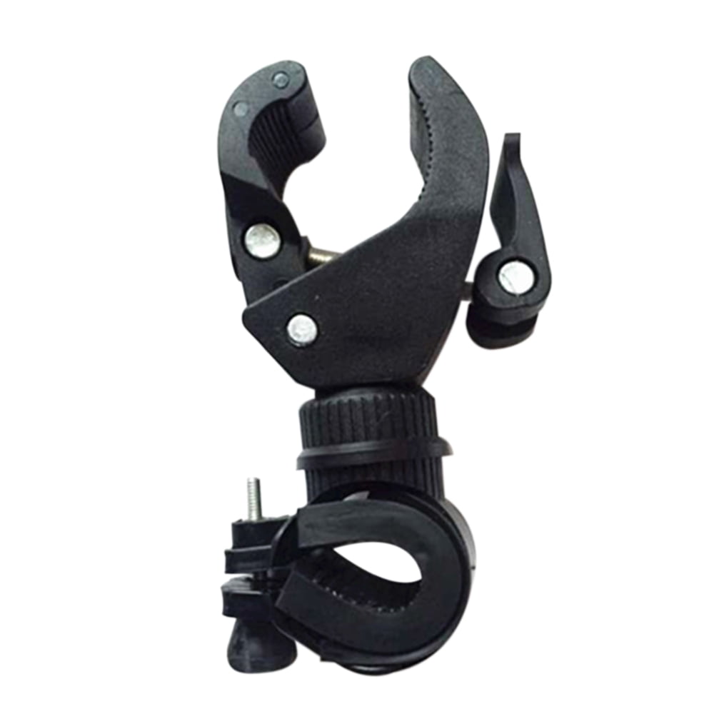 360 Degree Rotation Bike Flashlight Lamp Clip Headlight Holder Bracket Cycling LED Light Mount