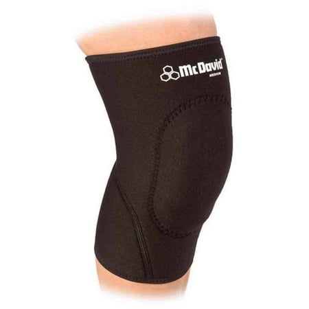 Mcdavid Hexpad Knee Pad - McDavid Classic Logo 410 CL Level 1 Knee Support W/ Sorbothane Pad - Black - Small