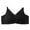 Black, variant on Bras for Women,Seamless Latex Bra French Wireless Push Up Adjustable Lingerie for Comfortable Support,Sports Bras for Women,Black,L