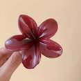 thumbnail image 2 of Nuevas pinzas para el cabello de flores rojas para Mujer, pinzas para el cabello dulces a la moda, pasadores con abrazadera de cangrejo, tocados hawaianos para Mujer., 2 of 5