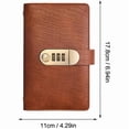 thumbnail image 2 of Rirozkan Cash Savings Book, Money Organizer Binder with Password Lock, Budget Planner Envelope System, Expense Tracker Notebook for Cash Management for Home Office Personal Finance Planning, 2 of 6