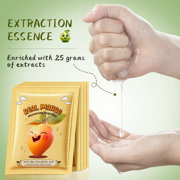 EYE Fruit Face Mask for Kids Face Spa Day Kit Supplies Spa Party for Teens Girls Women Facial Moisturize Soothe