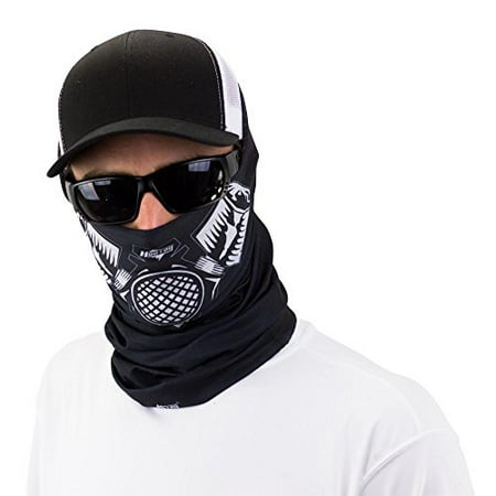 Gas Mask Bandana Face Shield Can Be Worn Over 10 Different Ways 100% Money Back (Best Gas Mask For The Money)