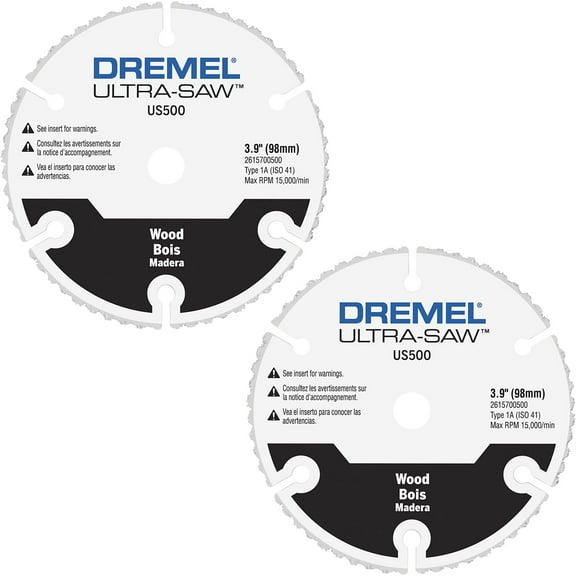 Dremel Genuine OEM Replacement 4" Cutting Wheels - US500-01-2PK
