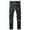 Black, variant on Mens Jeans Bootcut Black Fashion Printed Casual Jeans Stretch Slim Jeans Polyester,Cotton, M Jeans Relaxed Fit