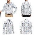 thumbnail image 2 of Xixirimido Golf Balls Club White Matching Golf Shirts for Couples Long Sleeve Matching Couple Golf Shirts 1/4 Zip Quick Dry Stretch Athletic Tops Sportswear for Men Women XL, 2 of 7