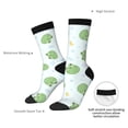 thumbnail image 2 of Yiaed Kawaii Frogs Print Great elasticity Crew Socks Sports socks for Men and Women, 2 of 5