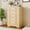 5-drawer Natural wood color, variant on GOCAPTAIN 5 Drawer Dresser for Bedroom, Mid-Century Modern Wooden Chest of Dressers for Living Room, Entryway, Hallway, Antique White