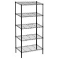 thumbnail image 2 of Txxplv 5-Tier Storage Shelves Wire Shelving Unit Adjustable Metal Shelf Organizer Unit for Kitchen Laundry Garage (Black), 2 of 4