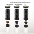 thumbnail image 4 of Wireless Electric Portable Coffee Machine for Car & Home Camping Coffee Maker 3in1 Capsule Powder Travel Coffee Maker,A,1 * coffee machine 1 * charging cable,White, 4 of 8