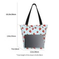 thumbnail image 5 of Kdxio Strawberry Women Reusable Grocery Bags Foldable Ripstop,Reusable Shopping Bags for Shopping,Gym,Gift, 5 of 8