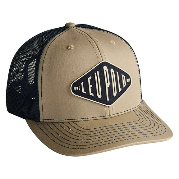 Leupold Men's Diamon Badge Trucker Hat Khaki One Size Fits Most