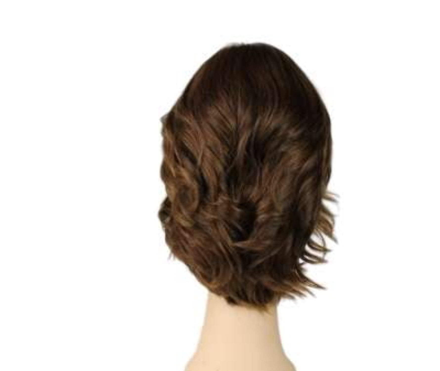 European Human Hair Freeda Wig Regina Light Brown With Blonde Highlights Multi Skin Top Size X-L