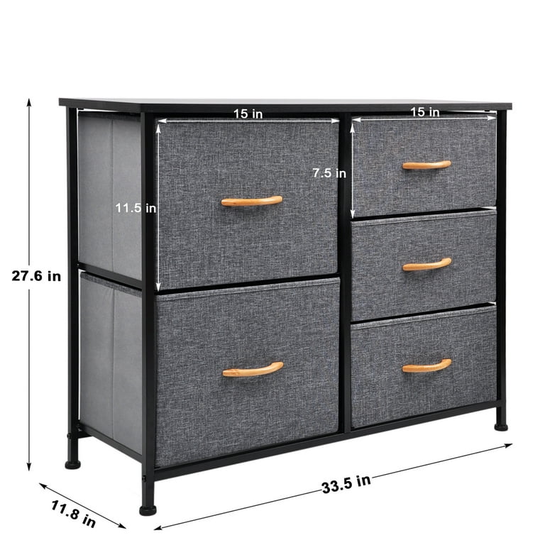 CERBIOR Drawer Dresser Closet Storage Organizer 7-Drawer Closet Shelve