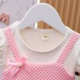 thumbnail image 3 of Bébé bébé Filles Robe d'Été Manches Courtes Noeud Rond Princesse Robes pour 1-3 Ans Enfants, 3 of 9