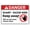 Warning Sign 1, variant on Danger Shock Hazard High Voltage Sign - 8"x12" Warning Tin Sign for Home Kitchen Farm Garden Garage Wall Decor, Electrical Room, Power Box