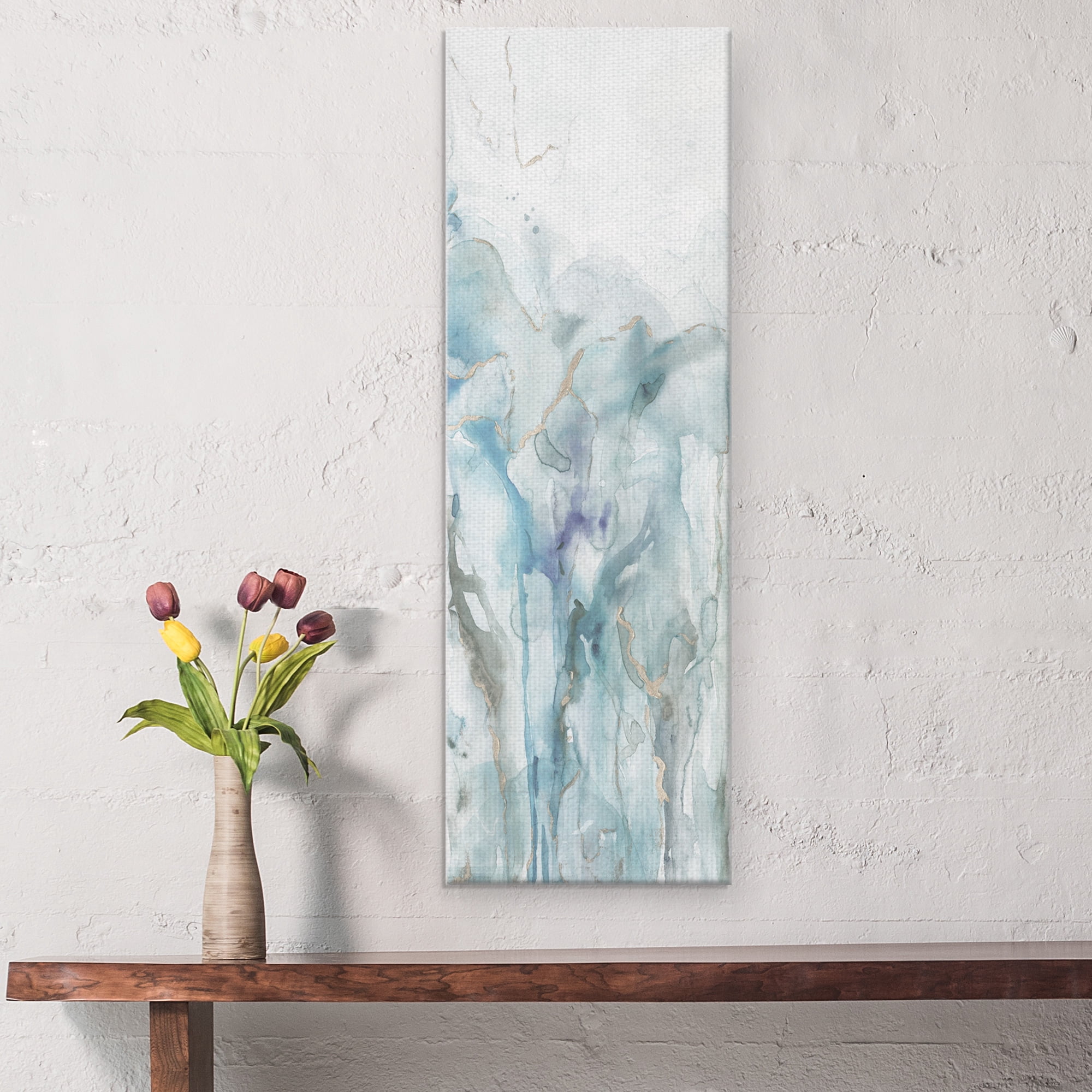 Abstract Lapis Light Panel II by Carol Robinson Wrapped Canvas Art Painting