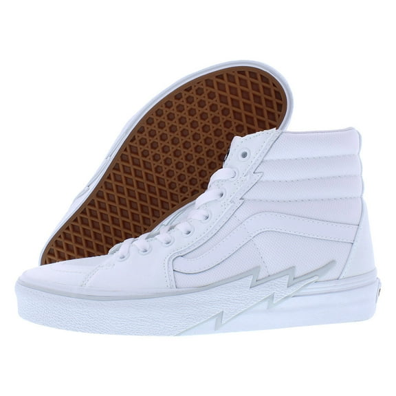 Vans Sk8-Hi Bolt Unisex Shoes Size 8.5, Color: Mesh White