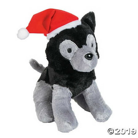 Christmas Stuffed Lap Dog