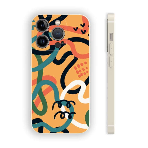 ¡Mejora el aspecto de tu iPhone 15 Pro Max 14 13 12 Pro 11 con esta divertida y vibrante funda para teléfono con ilustración de dibujos animados!