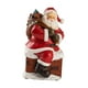 thumbnail image 2 of Figura miniatura de Papá Noel, estatua de Papá Noel, adorable regalo navideño hecho a mano. rojo, 2 of 9