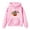 Pink, variant on Weebloom Girls Boys Halloween Hoodie Winter Hooded Sweatshirt With Pumpkin Print Warm Fleece Pullover Cozy Kids Ages 4-14 Hoodies 4-5 Years