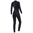 thumbnail image 4 of Traje De Baño Trajes de neopreno de 3 mm Trajes de buceo para mujeres para deportes acuáticos (Negro L), 4 of 6