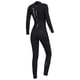 thumbnail image 4 of Traje De Baño Trajes de neopreno de 3 mm Trajes de buceo para mujeres para deportes acuáticos (Negro XL), 4 of 5