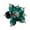 Z-Green, variant on Artificial Glitter Poinsettia Flower,Christmas Poinsettia Ornaments Pick,10.2" Velvet Bloom with Stem for Christmas Tree Wreath Garland Xmas New Year Decoration,Faux Floral Xmas Table Decor,1Pc