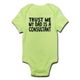 thumbnail image 1 of CafePress - Trust Me My Dad Is A Consultant Body Suit - Baby Light Bodysuit, 1 of 1