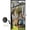 Routine-Black, variant on Screen Door Mesh, Heavy-Duty Door Screen with Closure, Suitable for Front or Sliding Doors, and Friendly, Hands-Free Closure (Grid-Black, 38" x 82")